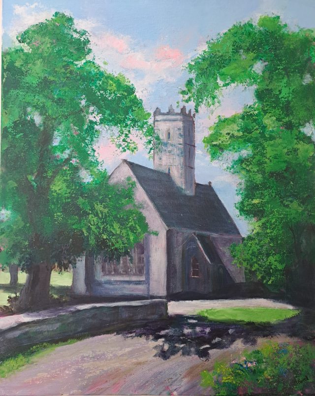 Franciscan Friary, Adare painting - Margaret Farrell